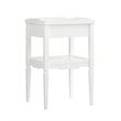 Comfort Pointe Finchley White Wood 1-drawer Nightstand with Shelf
