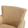 Comfort Pointe Winton Honey Brown Faux Leather Swivel Accent Chair