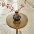 Comfort Pointe Meraux Antique Brass Metal Adjustable Height Accent Table