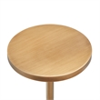 Comfort Pointe Meraux Antique Brass Metal Adjustable Height Accent Table