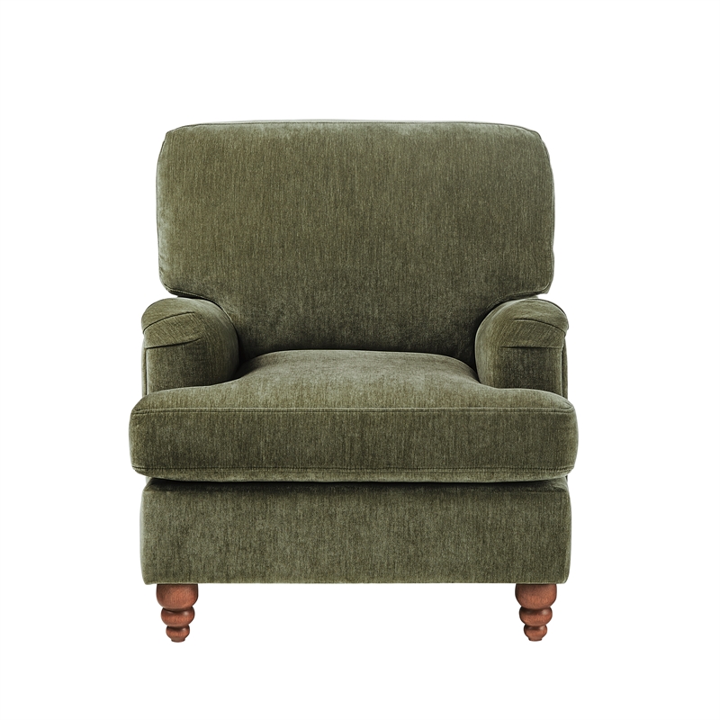 Comfort Pointe Clarendon Arm Chair - Heathered Sage Polyester