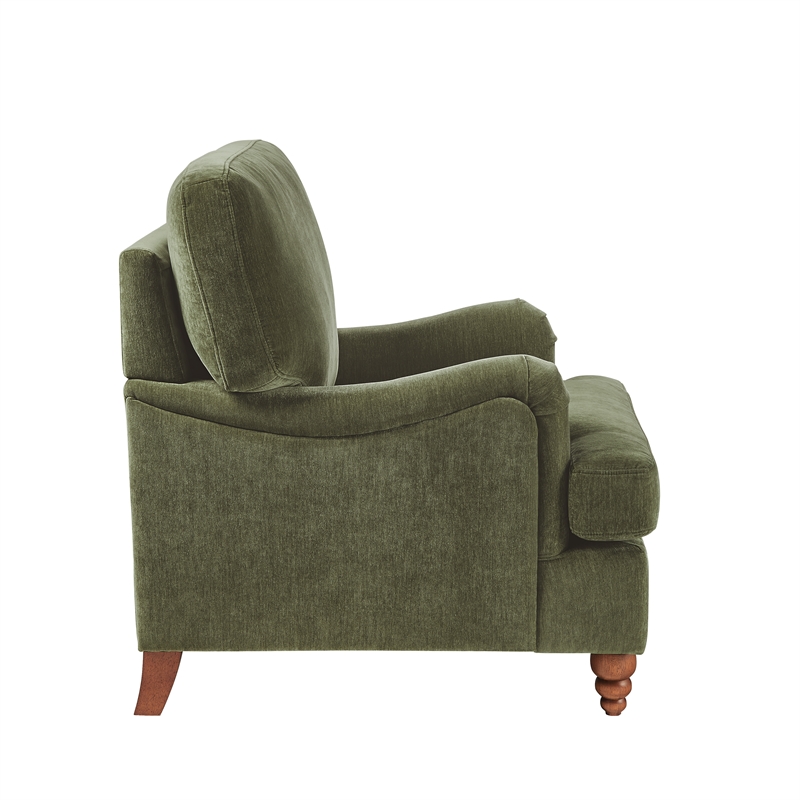 Comfort Pointe Clarendon Arm Chair - Heathered Sage Polyester