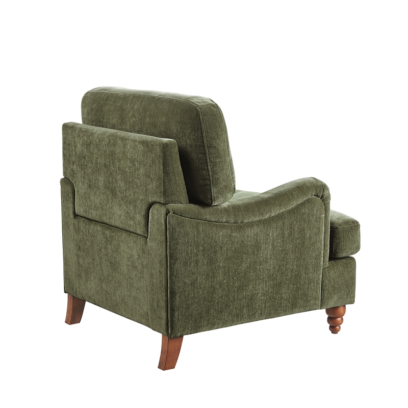 Comfort Pointe Clarendon Arm Chair - Heathered Sage Polyester