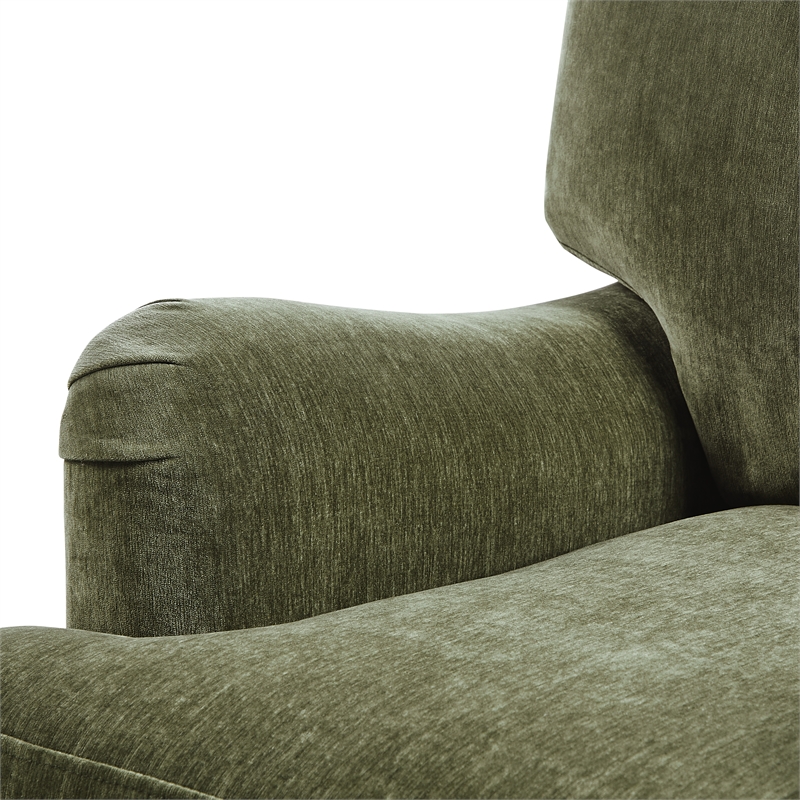 Comfort Pointe Clarendon Arm Chair - Heathered Sage Polyester