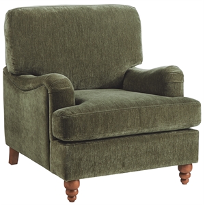 Comfort Pointe Clarendon Arm Chair - Heathered Sage Polyester
