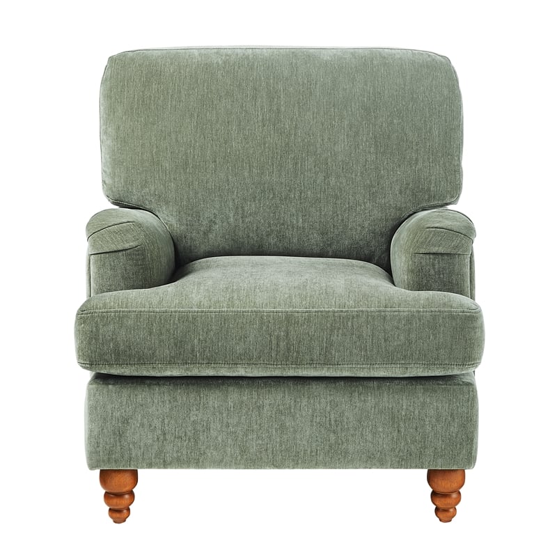 Comfort Pointe Clarendon Arm Chair - Heathered Sage Polyester