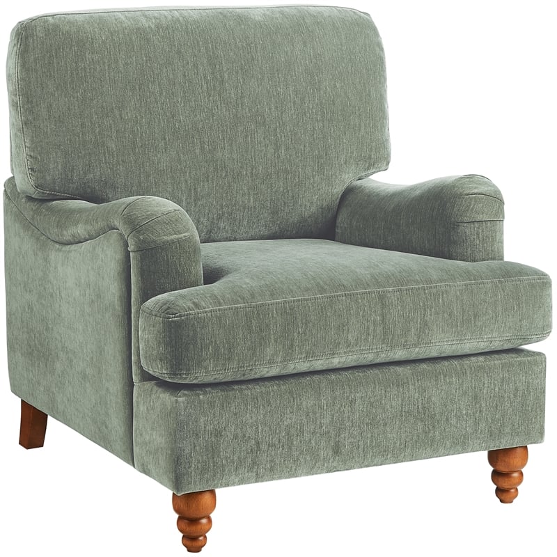 Comfort Pointe Clarendon Arm Chair - Heathered Sage Polyester