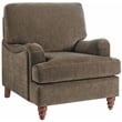 Comfort Pointe Clarendon Arm Chair - Heathered Cocoa Polyester