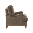 Comfort Pointe Clarendon Arm Chair - Heathered Cocoa Polyester
