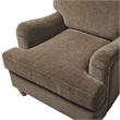 Comfort Pointe Clarendon Arm Chair - Heathered Cocoa Polyester