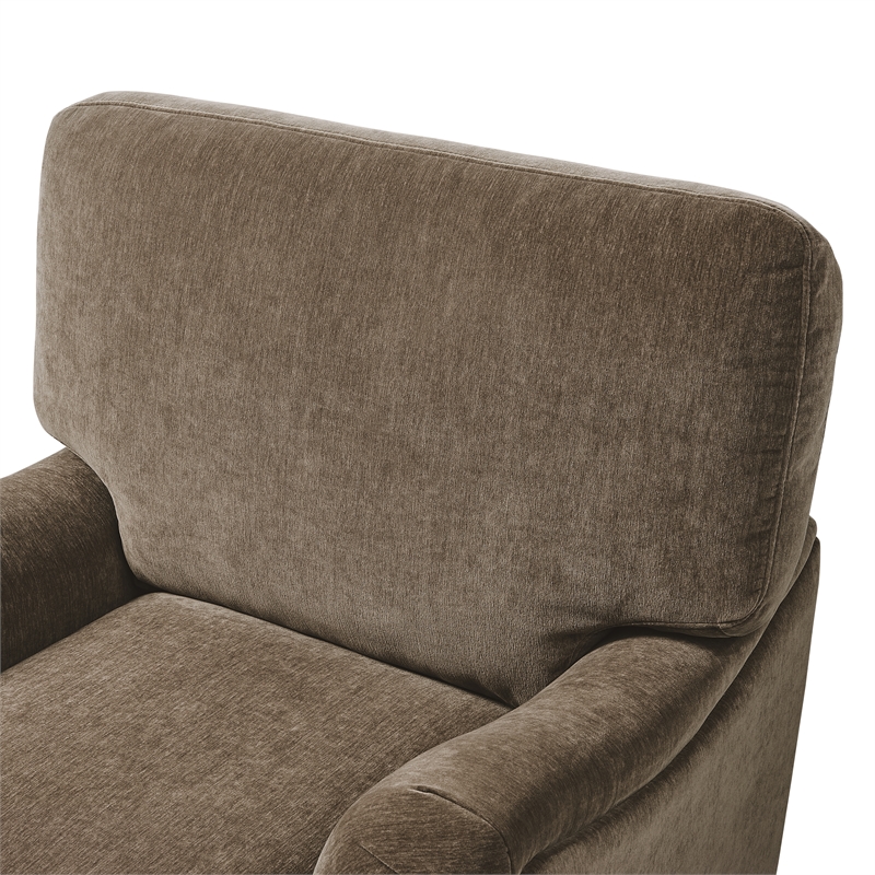 Comfort Pointe Clarendon Arm Chair - Heathered Cocoa Polyester