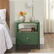 Comfort Pointe Wallis 1-drawer Wood Nightstand in Vintage Green