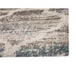 Abacasa Granada Trellis Blue-Brown-Tan 5x8 Area Rug