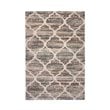Abacasa Granada Trellis Blue-Brown-Tan 5x8 Area Rug
