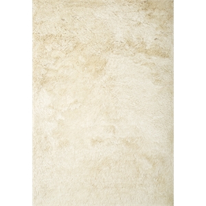 Abacasa Luxe Shag Ivory 8x10 Area Rug