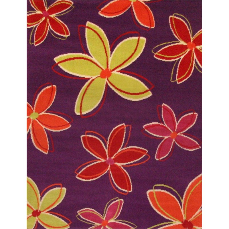 Abacasa Terra Shasta Purple - Multi 4x6 Area Rug