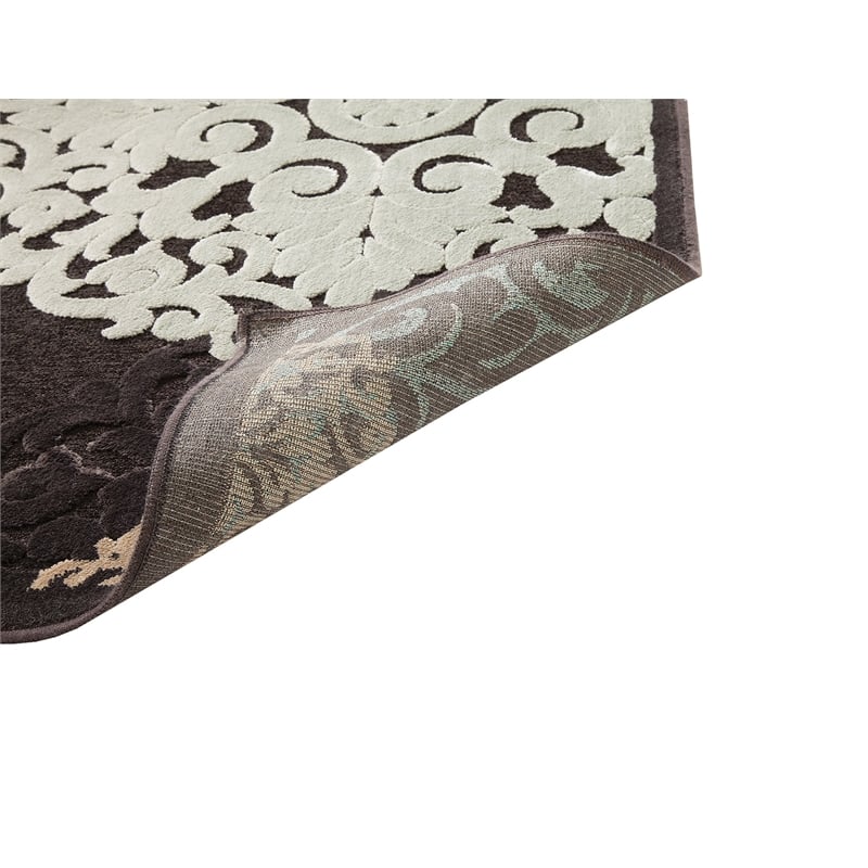 Abacasa Napa Dante Charcoal-Ivory-Lt. Blue 8x11 Area Rug