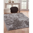 Abacasa Luxe Shag Gray 5x8 Area Rug