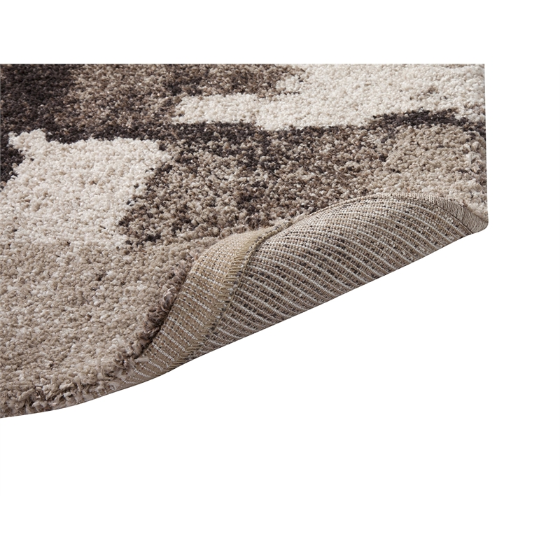 Abacasa Granada Devon Chocolate-Ivory-Tan 5x8 Area Rug