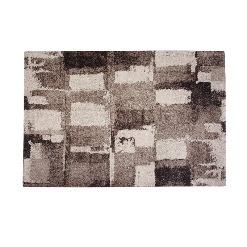 Abacasa Granada Devon Chocolate-Ivory-Tan 5x8 Area Rug