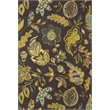 Abacasa Vintage Charcoal-Green-Aqua 8x10 Area Rug