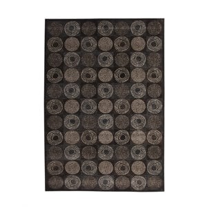 abacasa sonoma halsted charcoal-ivory-chocolate 8x11 area rug