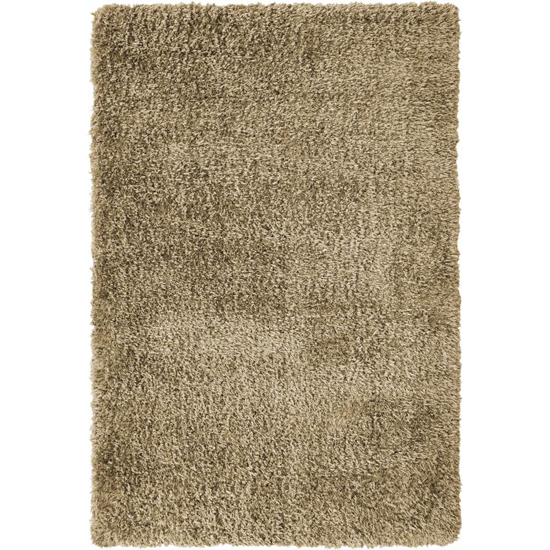 Abacasa Cozy Shag Caramel Brown Polyester Area Rug - 2920-8x10