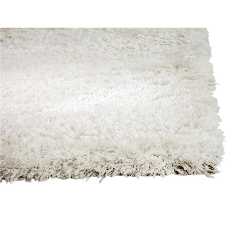 Abacasa Cozy Shag White Area Rug - 2923-8x10