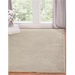 Abacasa Napa Orbit Chenille and Viscose Ivory Area Rug