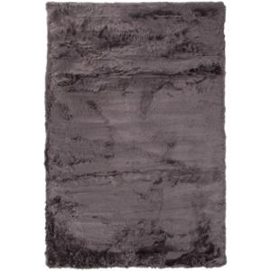 abacasa mink charcoal acrylic and polyester faux fur area rug