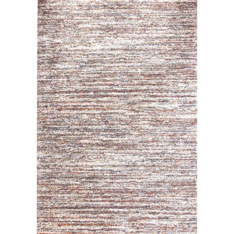 Granada Zira Olefin Shag Ivory/Multi Striped Area Rug