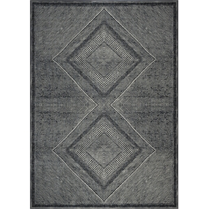 sonoma benzara black and white viscose area rug