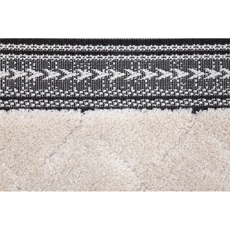 Denali Bijou Cream Polypropylene Tufted Area Rug
