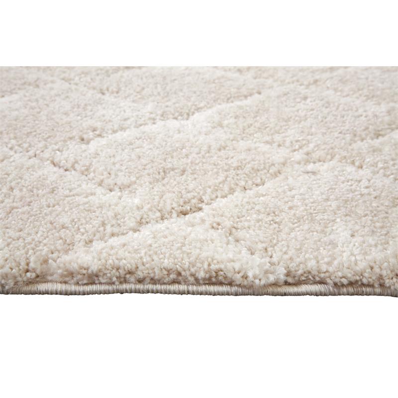 Denali Bijou Cream Polypropylene Tufted Area Rug