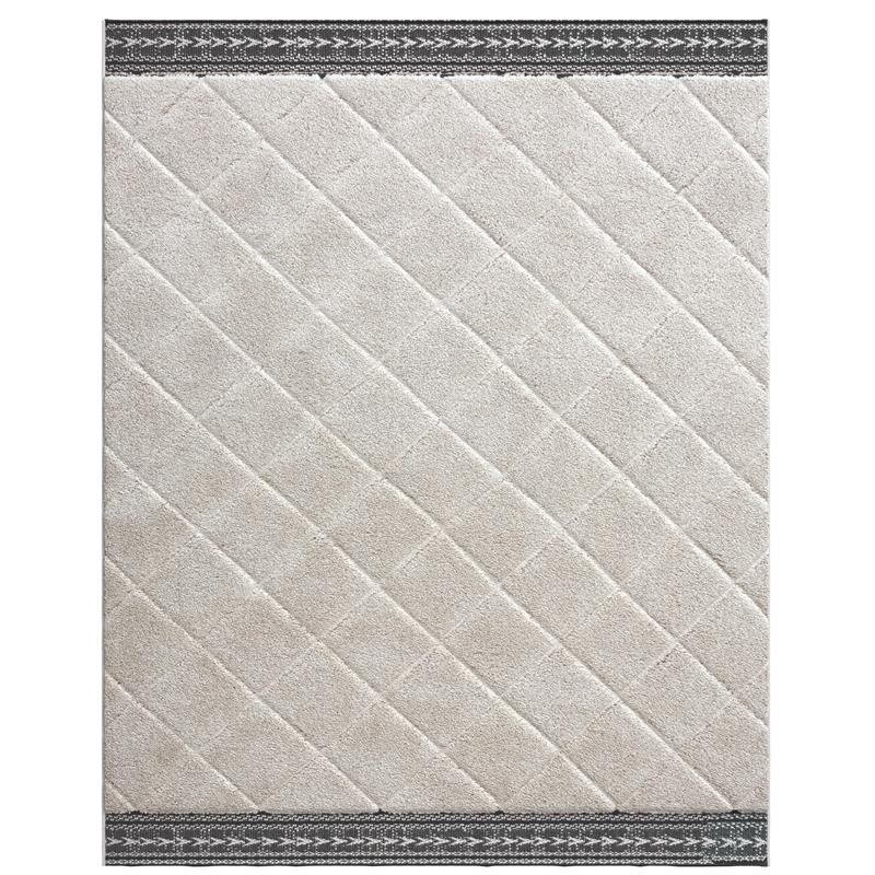 Denali Bijou Cream Polypropylene Tufted Area Rug