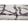Oasis Juno White and Dark Gray Polyester Area Rug