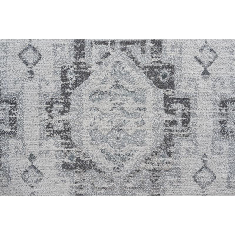 Essentials Whispers Ivory Gray and Beige Olefin Area Rug
