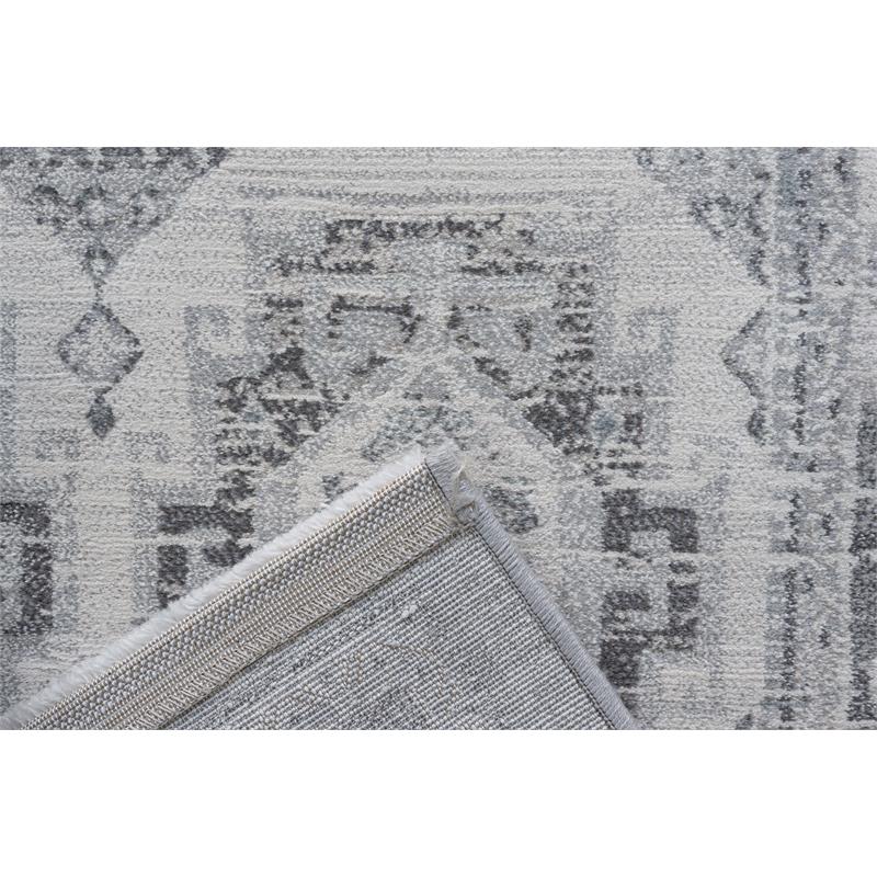 Essentials Whispers Ivory Gray and Beige Olefin Area Rug
