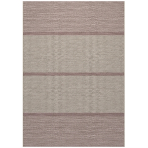 coastal striped sands white plum indoor - outdoor polypropylene area rug