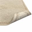 Sonoma Benzara Beige and White Viscose Area Rug