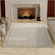 Abbey Latriss Ivory and Natural Wool Handwoven Area Rug