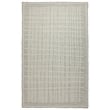 Abbey Latriss Ivory and Natural Wool Handwoven Area Rug