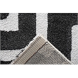 Luna Meara Black and Ivory Recycled Polyester Area Rug
