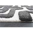 Luna Meara Black and Ivory Recycled Polyester Area Rug