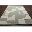 Ella Millie Ivory and Natural Hand Tufted Wool Area Rug