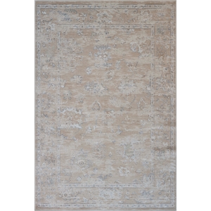 Eno Elmina Brown Ivory Taupe and White Viscose  Area Rug
