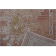 Eno Elmina Rust Beige Ivory and Green Viscose  Area Rug