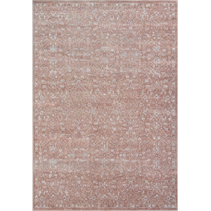 Eno Lyra Rust and Ivory Viscose Area Rug