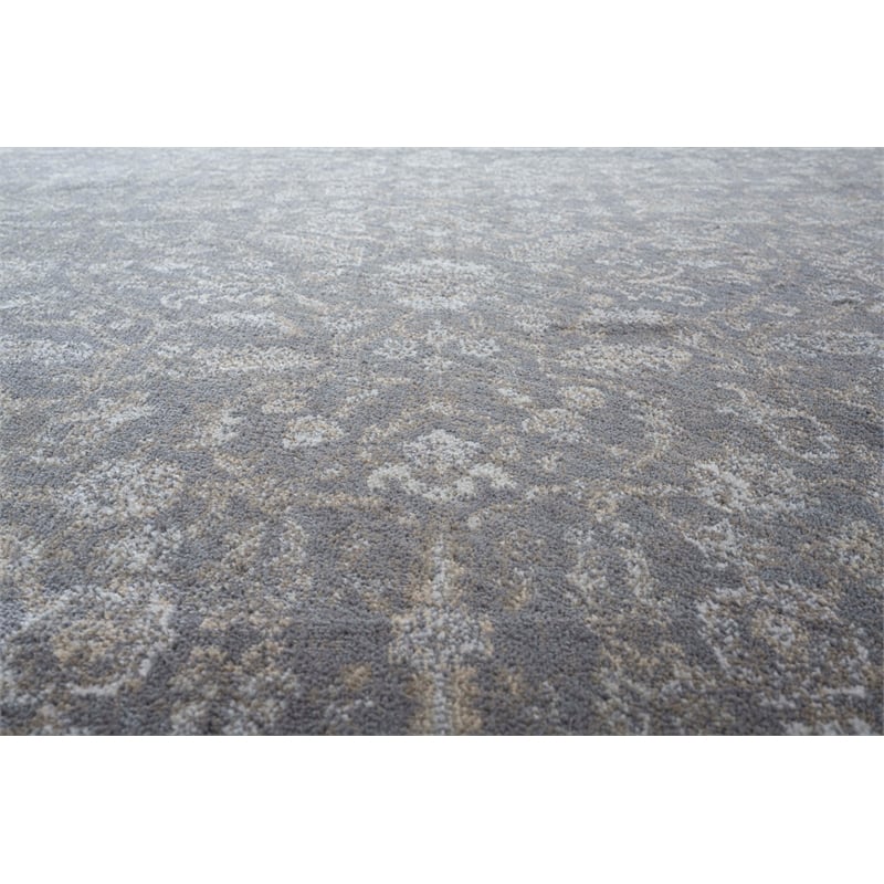 Eno Lyra Taupe Ivory and Beige Viscose Area Rug