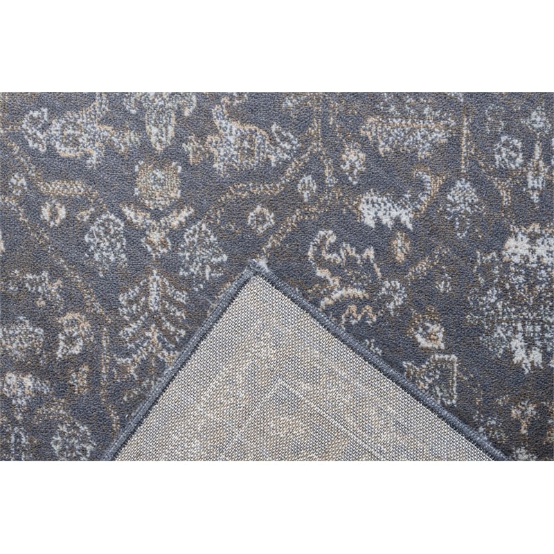 Eno Lyra Taupe Ivory and Beige Viscose Area Rug